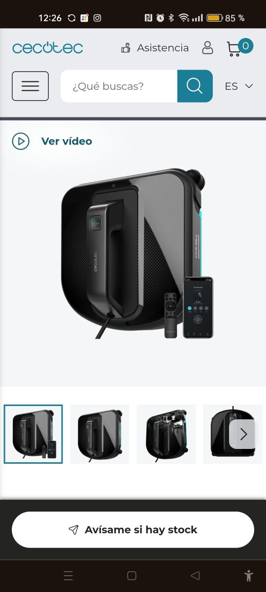 Robot limpia Cristales 