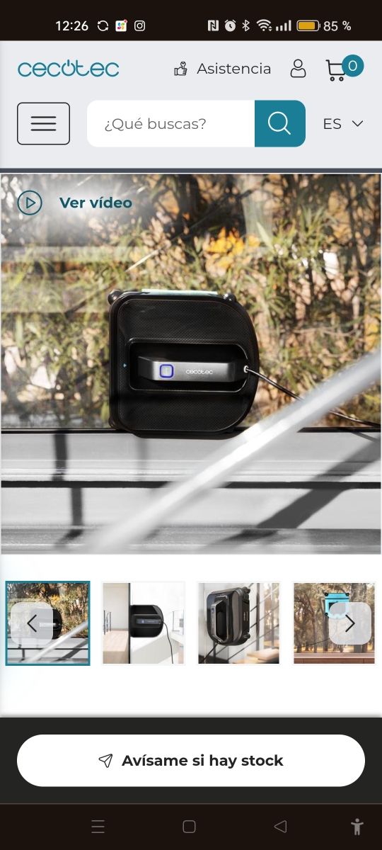 Robot limpia Cristales 