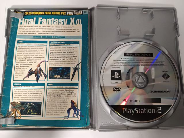 Final Fantasy x platinum para ps2