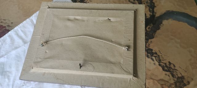 Cuadro oleo autor F .Luna