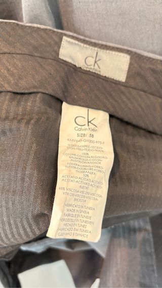 Traje hombre CK