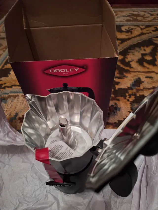 Cafetera italiana aluminio OROLEY NUEVA