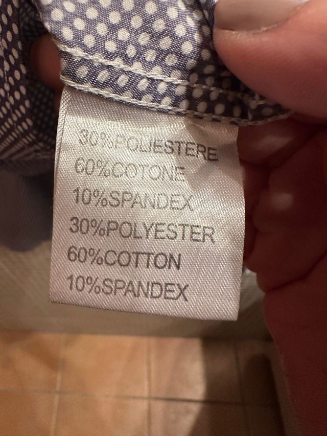 Camicia uomo maniche lunghe tg. XL