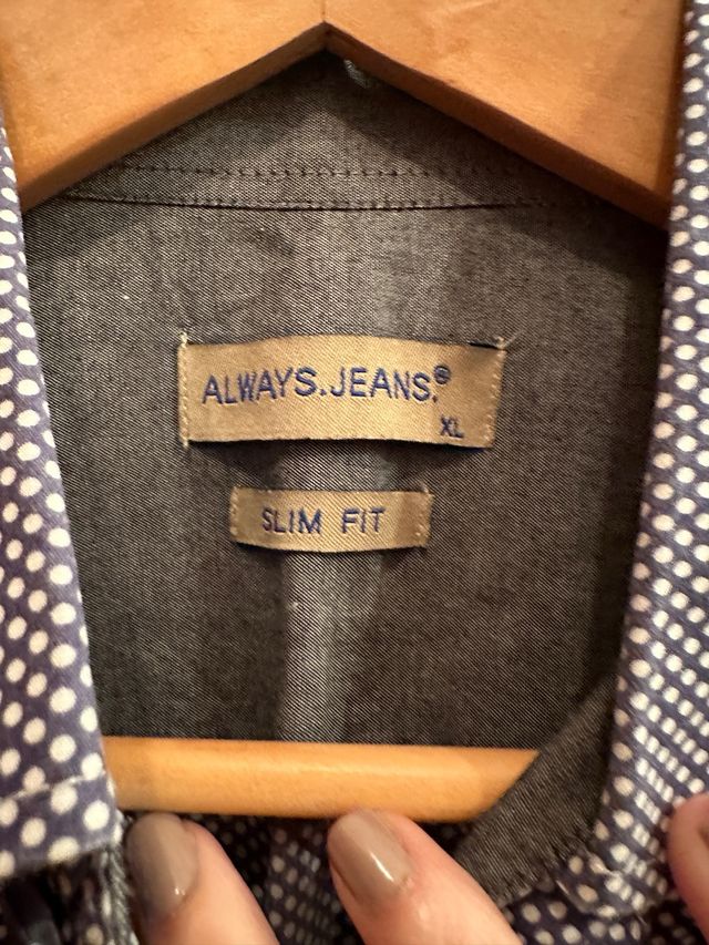 Camicia uomo maniche lunghe tg. XL