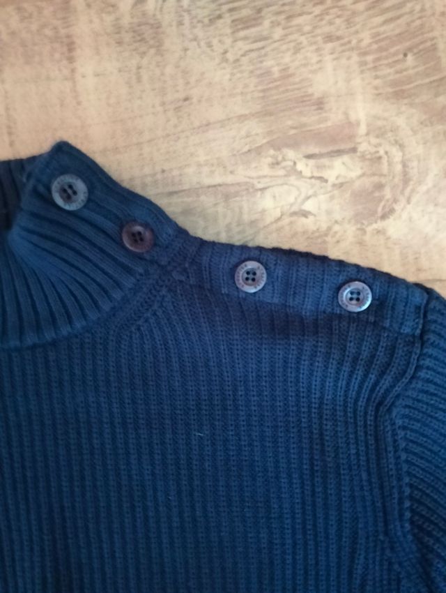 Maglione blu uomo
