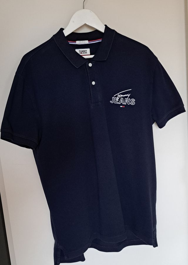 POLO TOMMY JEANS AZUL MARINO XL REGULAR FIT