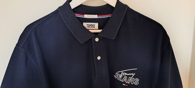 POLO TOMMY JEANS AZUL MARINO XL REGULAR FIT