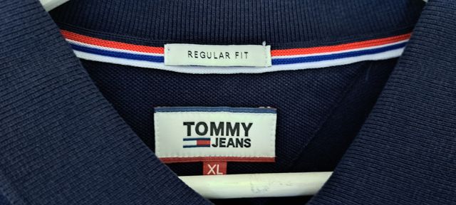 POLO TOMMY JEANS AZUL MARINO XL REGULAR FIT