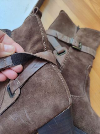 Botas de piel marrones