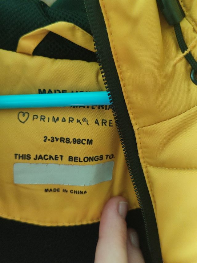 Cazadora niño niña 2-3 años