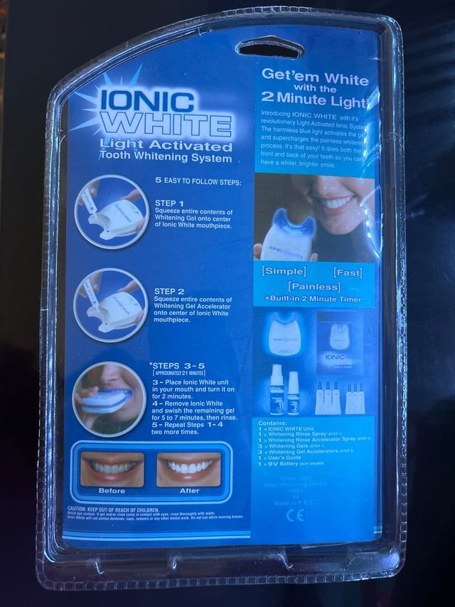 Ionic White - Branqueador de dentes