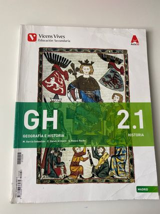 Libro de texto 2º de la ESO geografia e historia