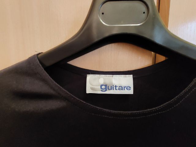 Camiseta Guitare Talla M color negro