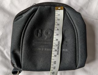 Cartera monedero. Color arul-gris.