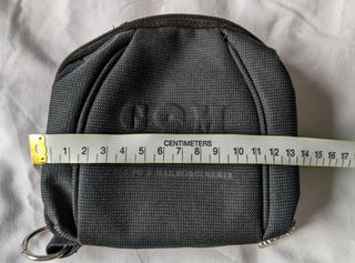 Cartera monedero. Color arul-gris.