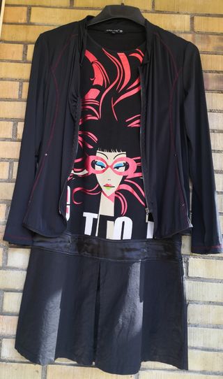 Conjunto vestido y chaqueta