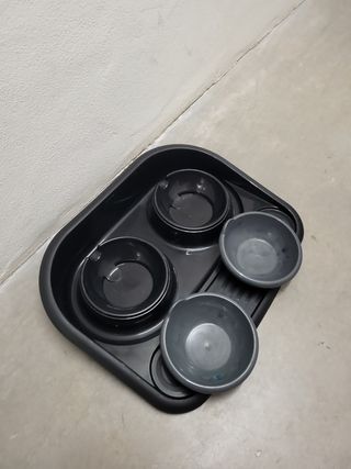 Comedero doble perro/gato por