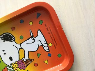 Bandeja metálica vintage Snoopy