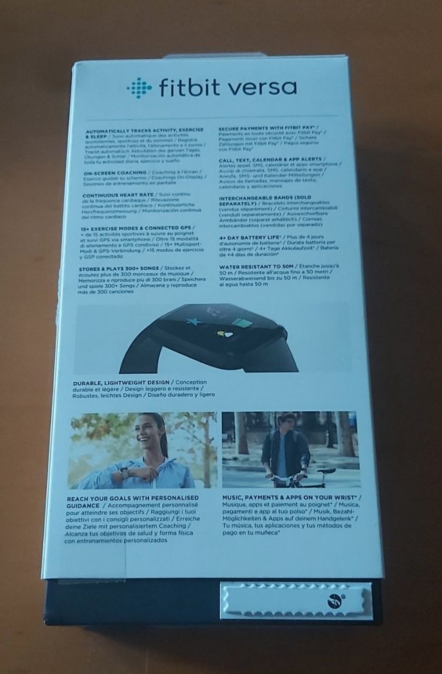 Custodia per smartwatch Fitbit Versa in oro rosa