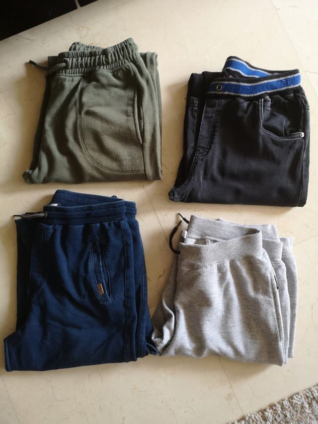 Lote 4 pantalones 162 cm 14Y niño