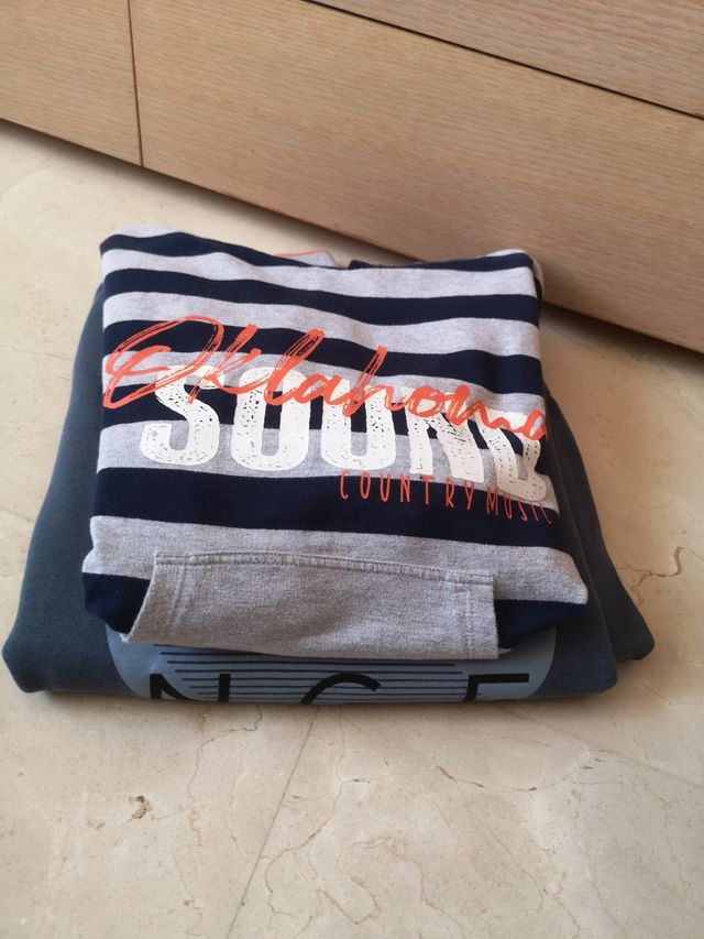 Lote 2 sudaderas niño 162 cm 14Y