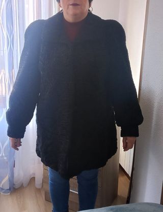 Abrigo Astracán mujer