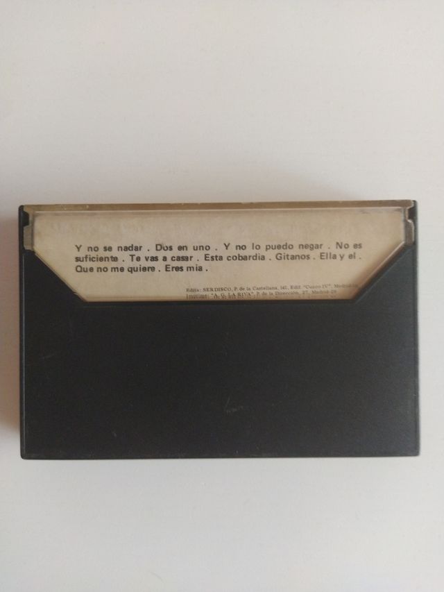 Cinta cassette "Chiquetete" - Eres mía.