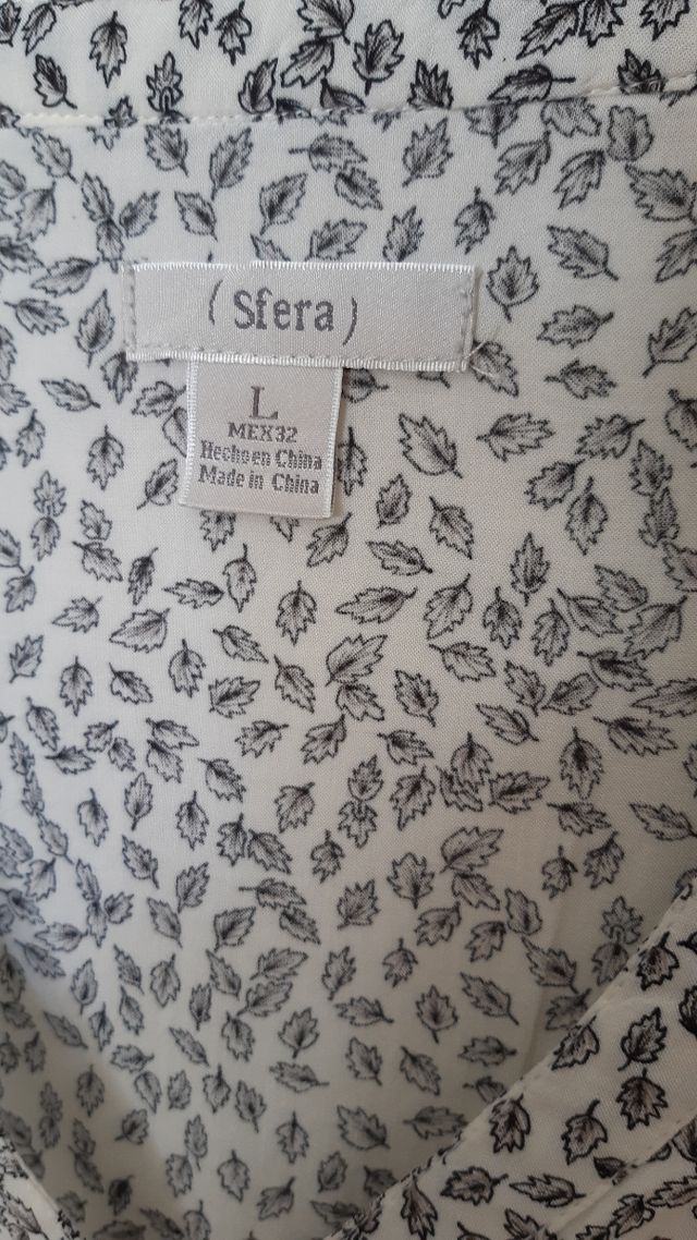 Blusa T.L escote de pico de Sfera