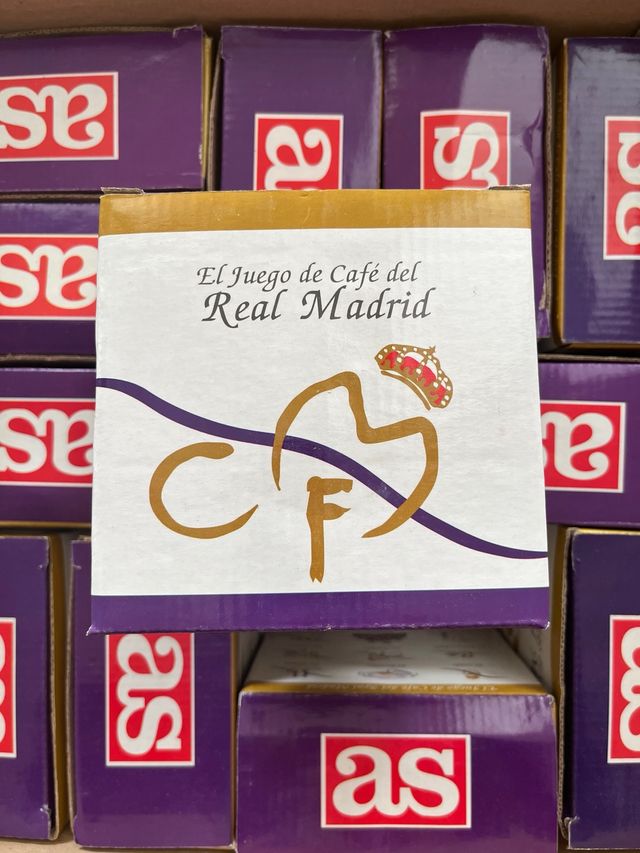 Juego de café del Real Madrid