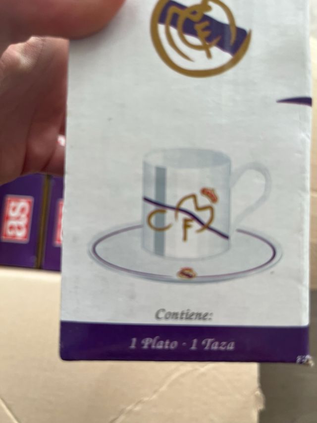 Juego de café del Real Madrid