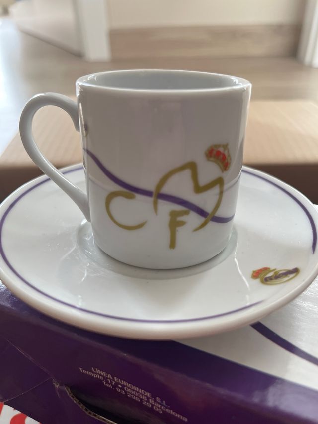 Juego de café del Real Madrid