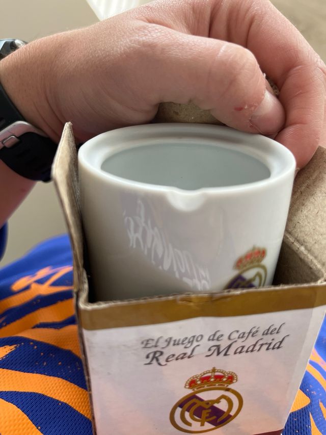 Juego de café del Real Madrid