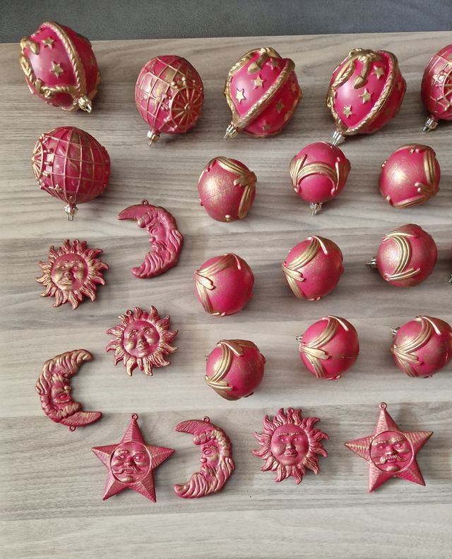 Adornos árbol de Navidad.