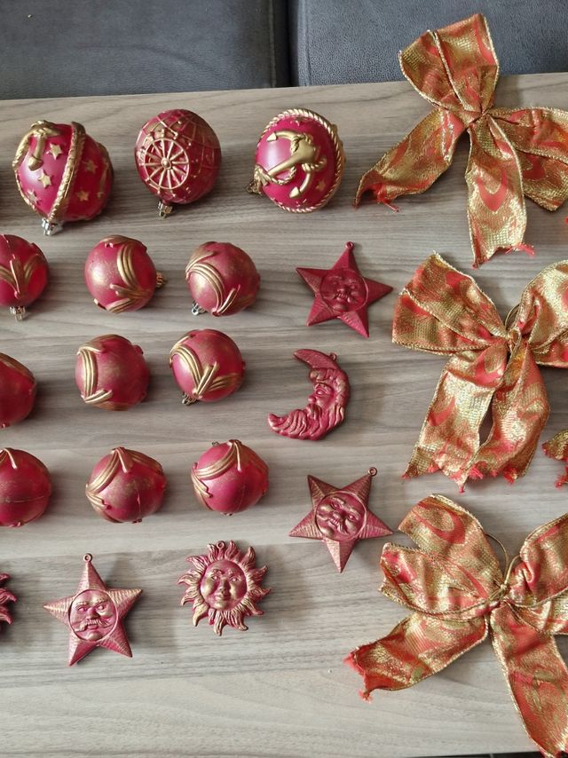 Adornos árbol de Navidad.