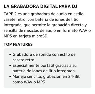 Grabadora Reloop tape 2