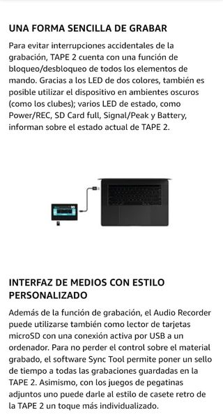 Grabadora Reloop tape 2