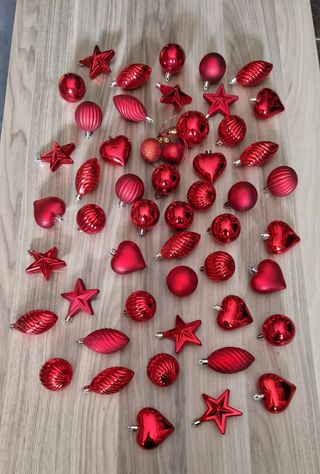 Adornos árbol de Navidad.
