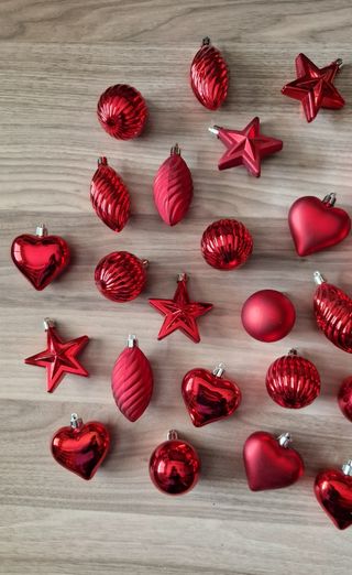 Adornos árbol de Navidad.