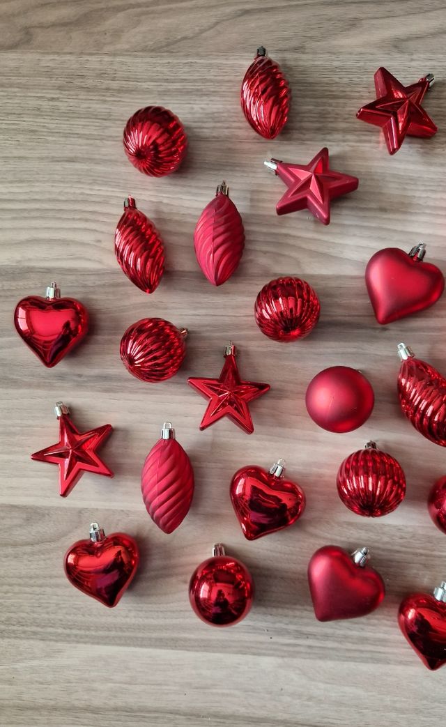 Adornos árbol de Navidad.