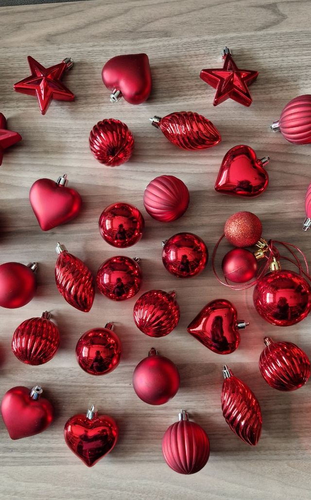 Adornos árbol de Navidad.