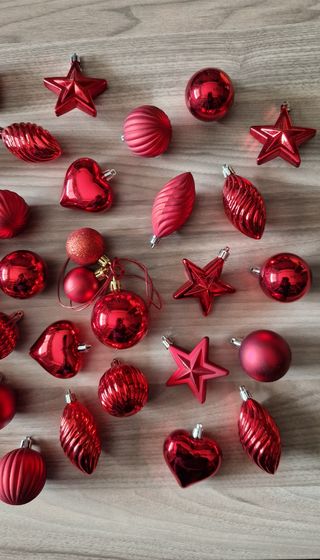 Adornos árbol de Navidad.