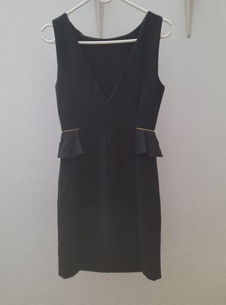 Vestido ZARA talla M negro de fiesta