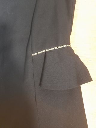 Vestido ZARA talla M negro de fiesta