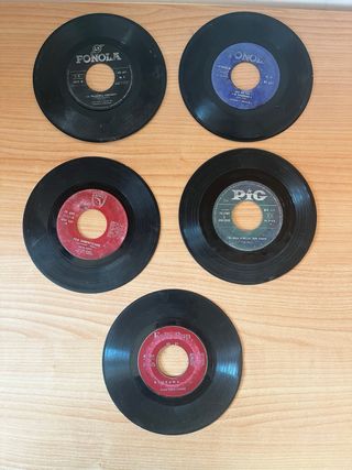 Giradischi e 61 dischi vinile vintage