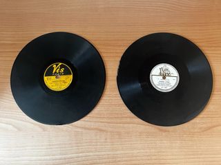 Giradischi e 61 dischi vinile vintage