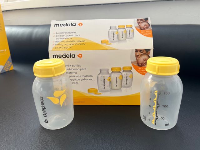 sacaleches Medela + accesorios. Extractor de llet
