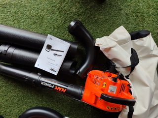 Soprador folhas e aspirador trituração