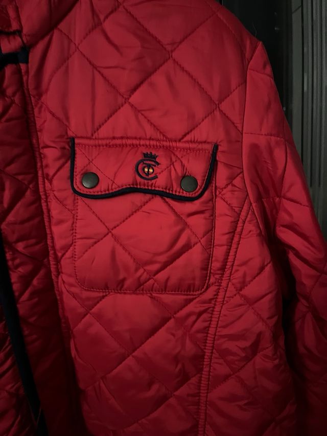 chaqueton rojo