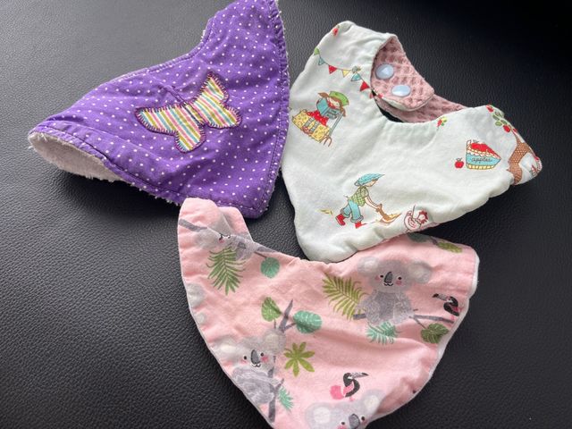 pack de 7 bandanas para el cuello bebe