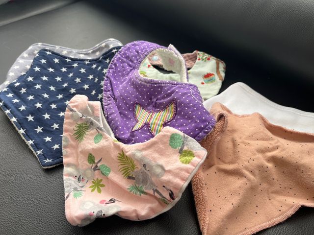 pack de 7 bandanas para el cuello bebe